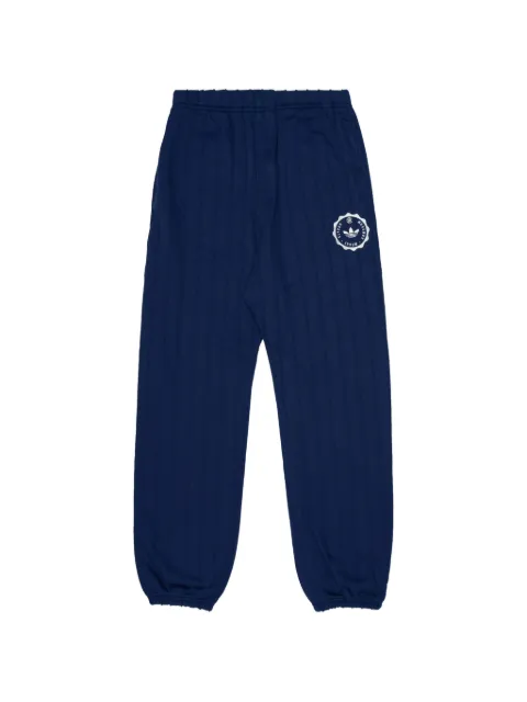 adidas x CLOT by Edison Chen ribbed badge trousers Blue JM4241