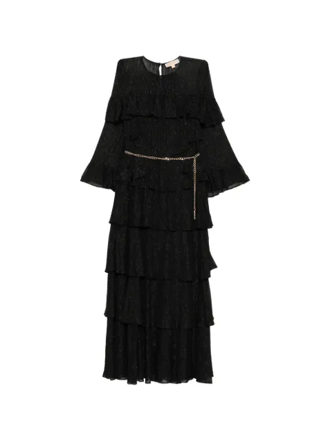 Michael Kors ruffled maxi dress Black MR683EZJXA