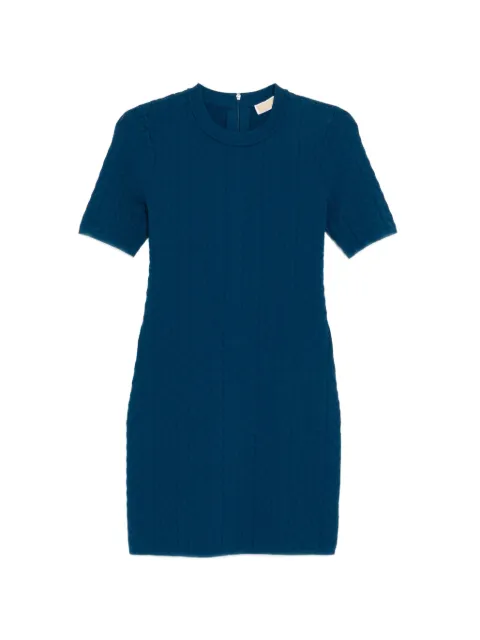 Michael Kors MK2000 logo-embossed mini dress Blue MR683BMKFG