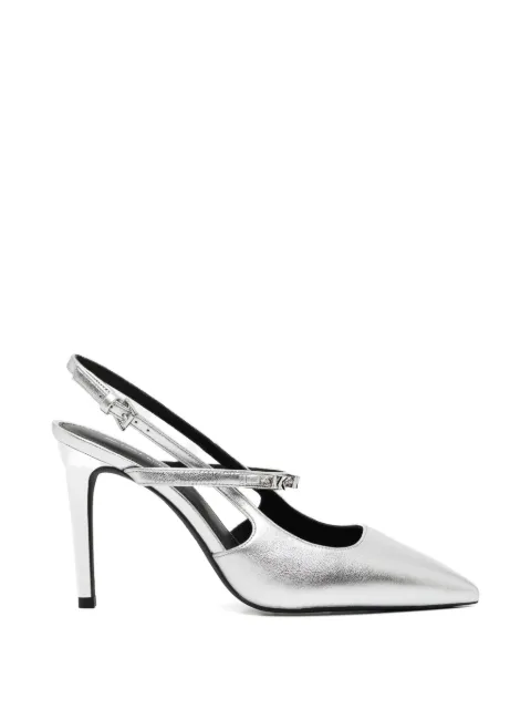 Michael Kors 95mm Dina Flex pumps Silver 40R6DIHP1M