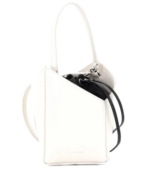 Givenchy Pre-Owned Cut Out Leather Mini bucket bag Neutrals 4JYPLUDM1HQRJMQV