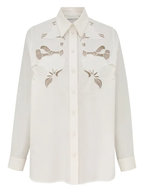 ZIMMERMANN flower-embroidered shirt White 5388TRS263
