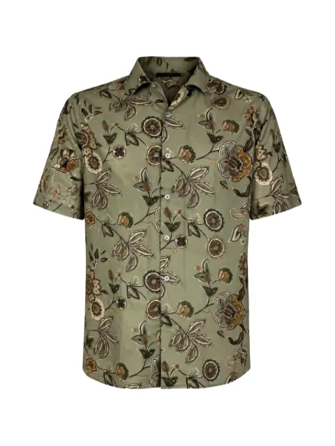 Manuel Ritz floral-print short-sleeve shirt Green 4032E607L26320427
