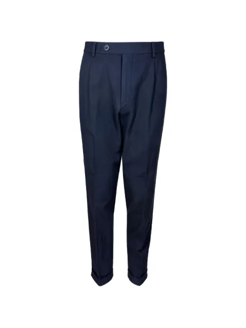 Gta pleated turn-up trousers Blue E41R00T61513852H