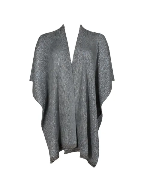 D.Exterior open-front poncho Grey 623608