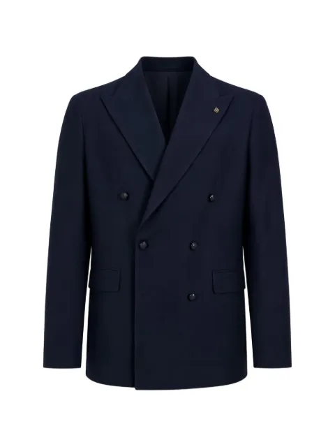 Tagliatore flap-pocket double-breasted blazer Blue 1SNY10B120194EB90