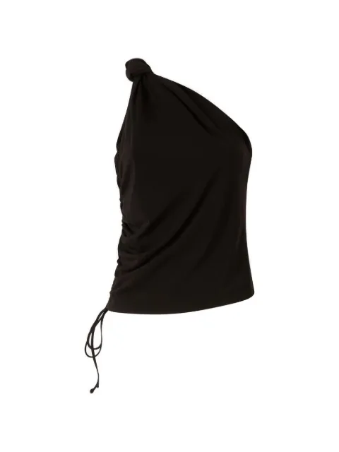 PINKO one-shoulder ruched top Black 106544A37V