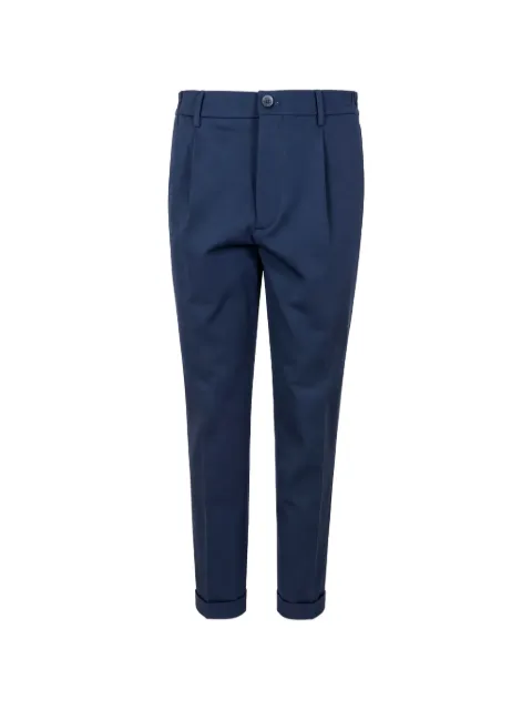 Gta pleated turn-up trousers Blue E53R05R64038800