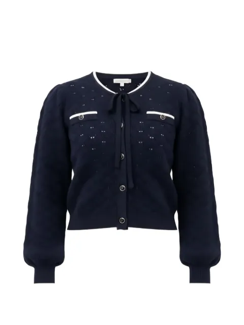 TWINSET jacquard cardigan Blue 261TP3032