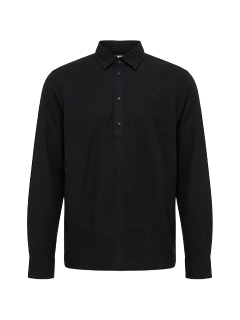 Diesel button polo shirt Black A201390PGBS