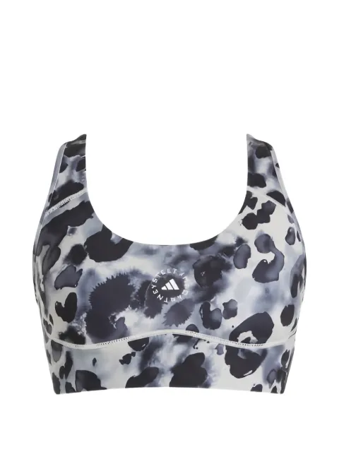 adidas by Stella McCartney animal print tank top Grey JY8168