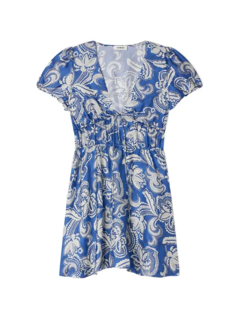 SANDRO floral print mini dress Blue SFPRO04883