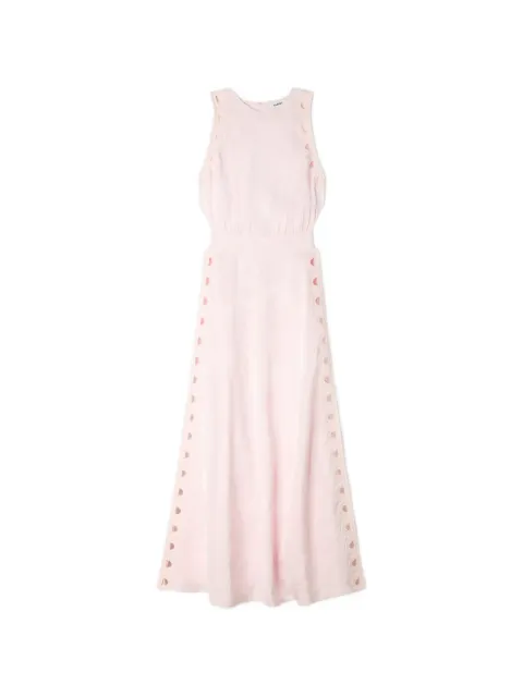 SANDRO flower jacquard maxi dress Pink SFPRO04790