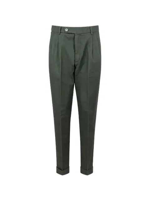 Gta pleated turn-up trousers Green E41R00T61513759H