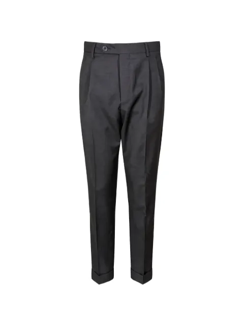 Gta pleated turned-up trousers Brown E41R00B50184610