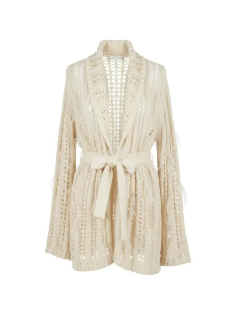 TWINSET belted cardigan Neutrals 261TP3294
