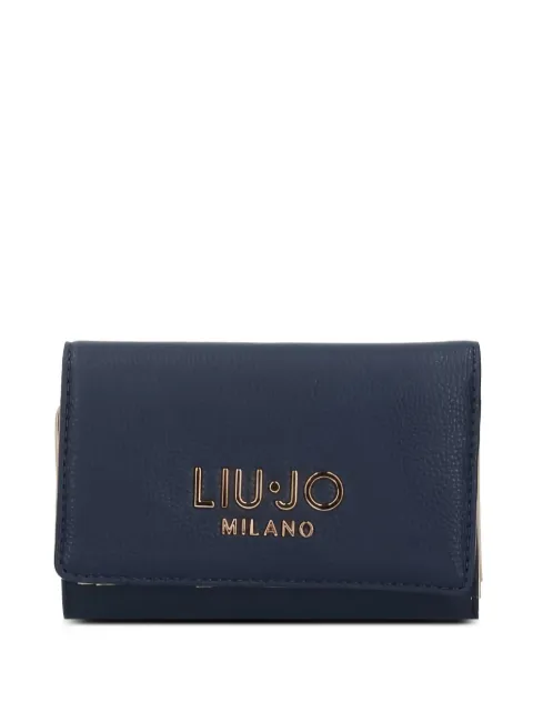 LIU JO logo-lettering wallet Blue AA6172E101294024