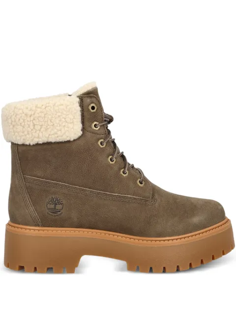 Timberland Stone Street faux-fur platform boots Brown TB0A2PU6W01