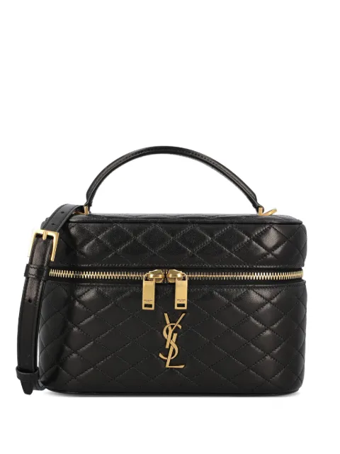 Saint Laurent large Gaby lambskin tote bag Black 8515721EL07
