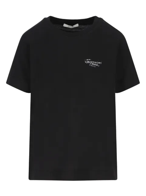 Givenchy Stamp-print T-shirt Black BW70FJP7A7