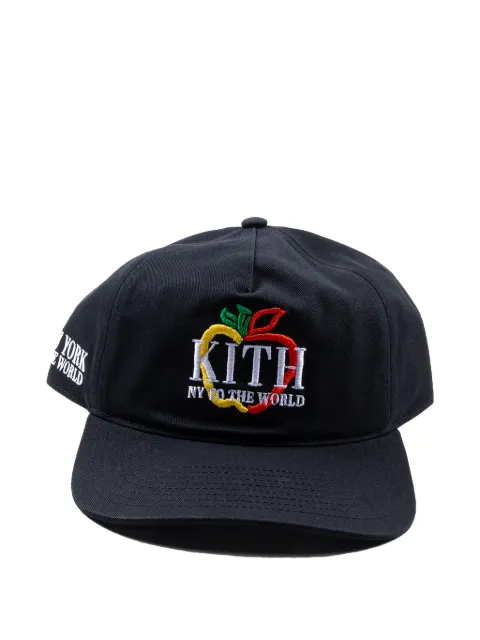 KITH embroidered twill cap Black KHM051359001