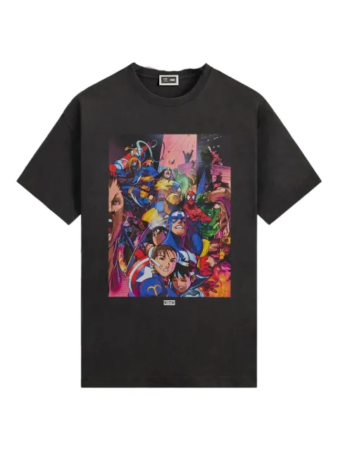 KITH Heroes vs. Street Fighter Vintage "Marvel vs. Capcom" T-shirt Black KHM034300001