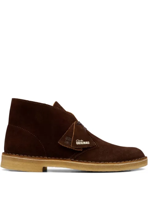 Clarks Originals desert suede lace-up shoes Brown 26180186