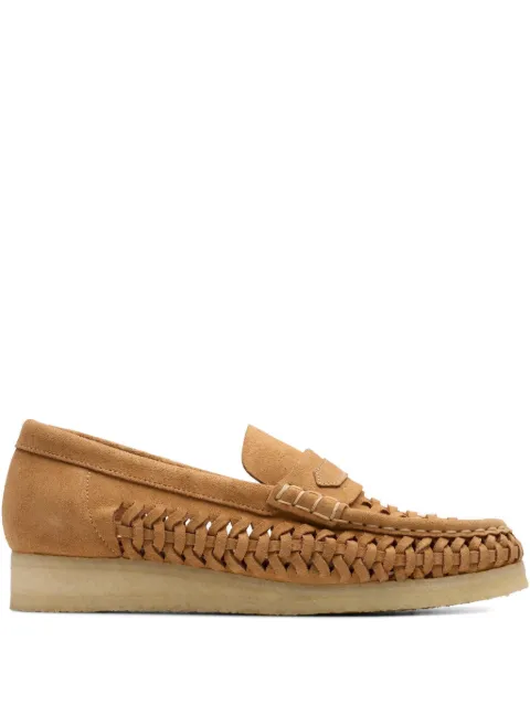 Clarks Originals woven loafers Brown 26180623