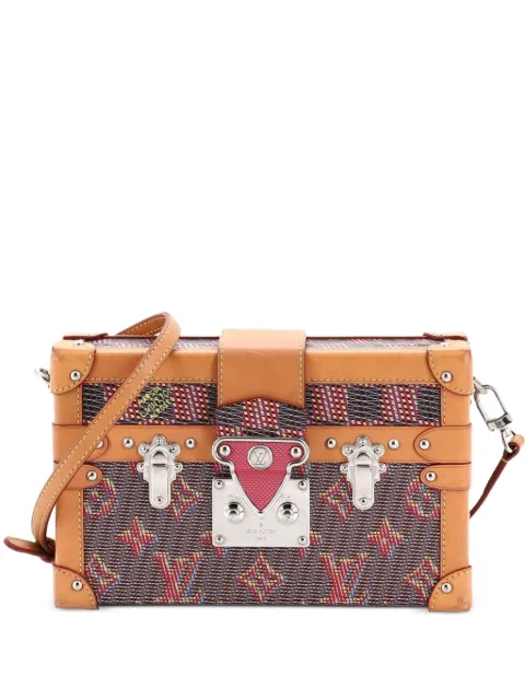 Louis Vuitton Pre-Owned Petite Malle Handbag Damier Monogram LV Pop Canvas crossbody bag Brown M54DGQMBAI6JKTQD