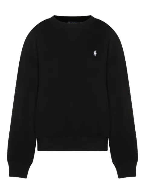 Polo Ralph Lauren logo-embroidery crew-neck sweater Black 211971697003