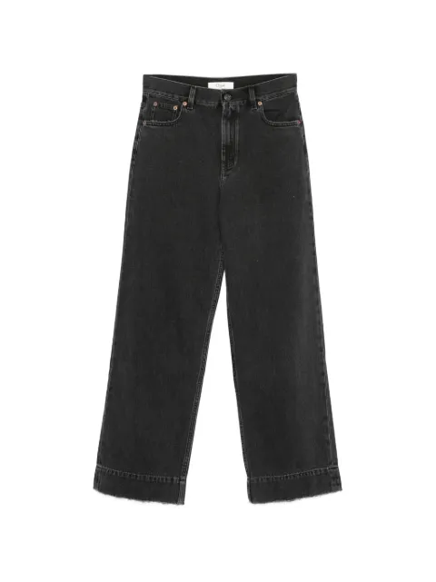 Chloé logo-patch jeans Black CH26SDP43157