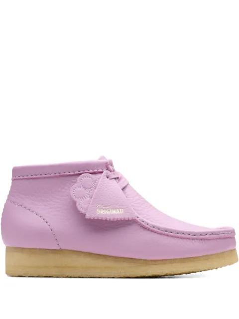 Clarks Originals Wallabee flower leather boots Pink 26180648