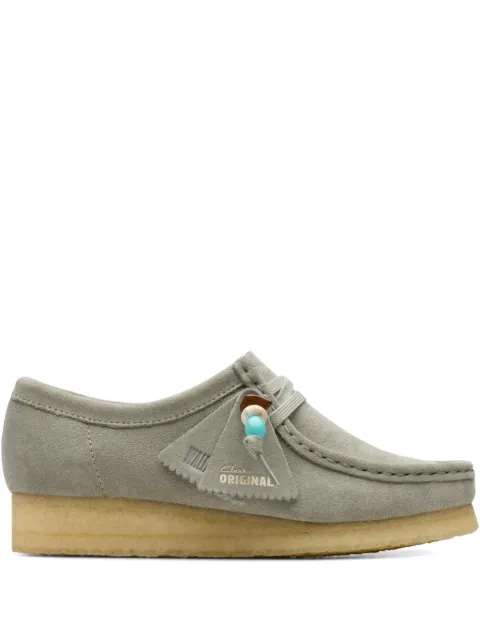 Clarks Originals wallabee suede sandals Green 26180656