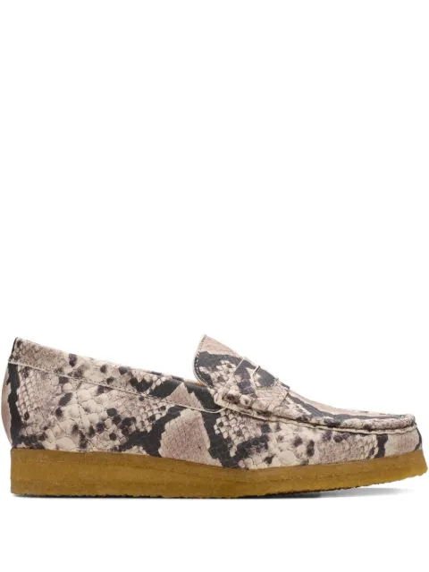 Clarks Originals Wallabee snake loafers Grey 26178222