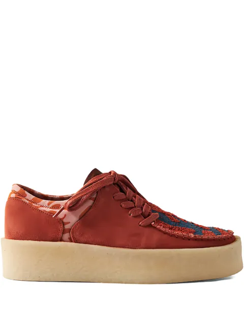Clarks Originals x Salehe Bembury lace-up Derby shoes Orange 26172616