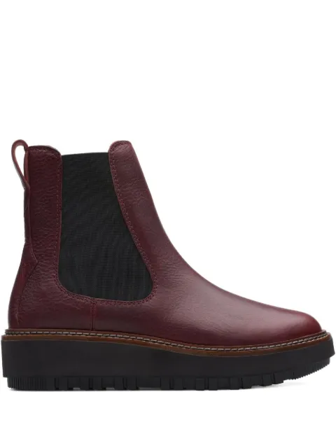 Clarks Originals Orianna leather boots Red 26174822