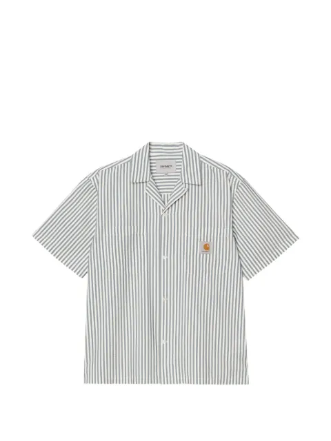 Carhartt WIP Leavel striped pocket shirt Blue I0362033K5XX