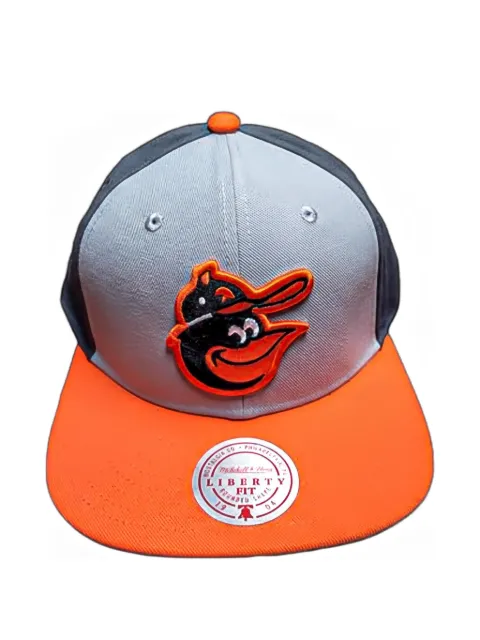 Mitchell & Ness Baltimore Orioles appliqué cap Grey HY11519BORGREYOS