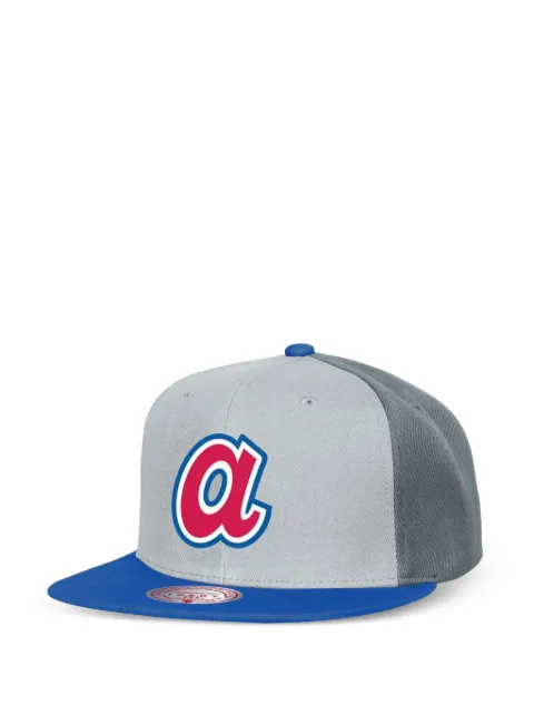 Mitchell & Ness Braves colourblock cap Grey HY11519ABRGREYOS