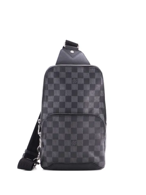 Louis Vuitton Pre-Owned Avenue Sling Bag Damier Graphite crossbody bag Black PKPWIWOC9TG28JSF