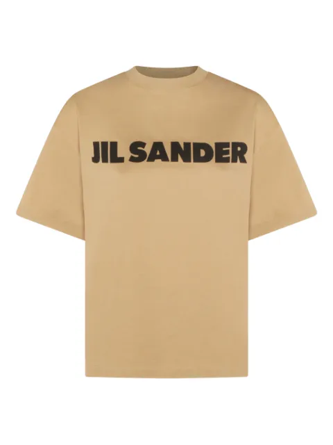 Jil Sander logo-print T-shirt Neutrals J02GC0140J20348273