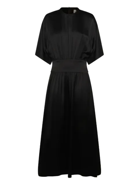 TOTEME short-sleeve maxi dress Black 261WRD0330FB0546001