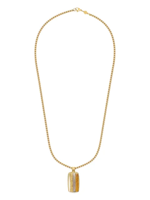 Nialaya Jewelry Trinity-pendant necklace Gold MNEC437