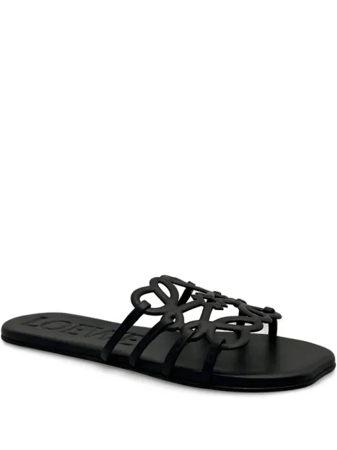 LOEWE petal anagram sandal Grey LPEA465X06