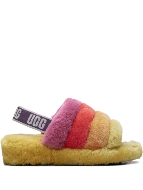 UGG rainbow strap shoes Yellow 1097169PRYW