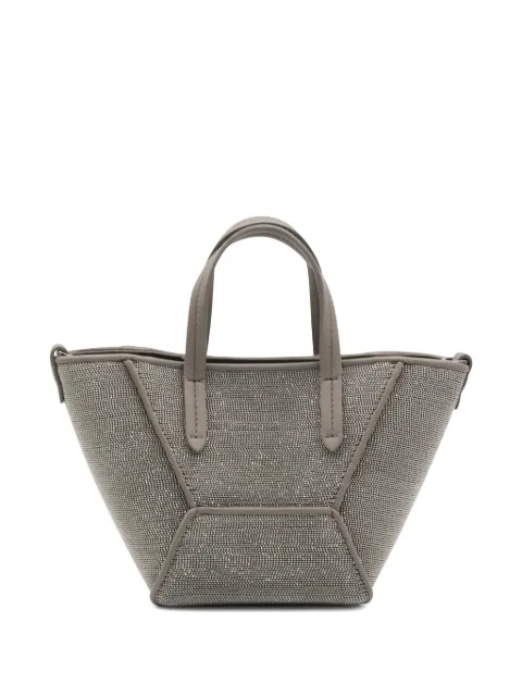 Brunello Cucinelli embellished tote bag Silver MBMON2675C736
