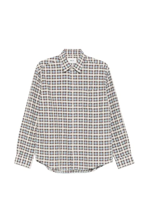 NN07 Deon check shirt Blue 2610000059