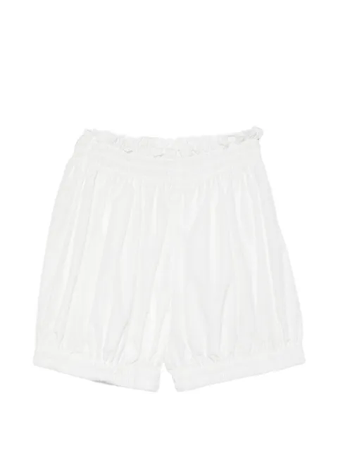 Norma Kamali Peasant Puff shorts White ST1269PHT75944
