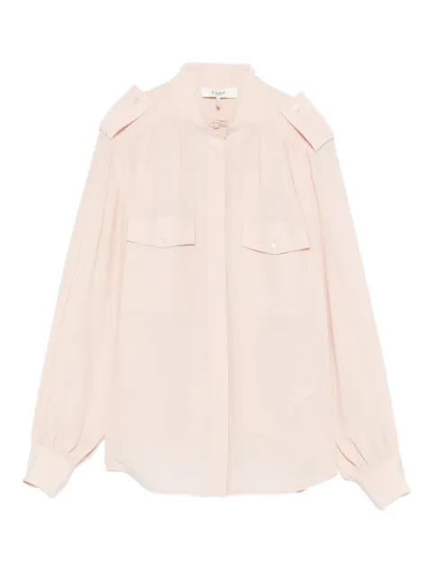 Chloé silk shirt Pink CH26SHT20005