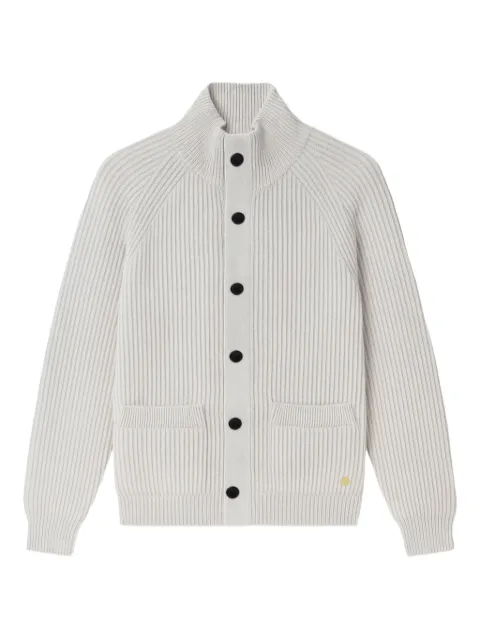 Greyed high neck button cardigan Grey GA1M0007N034